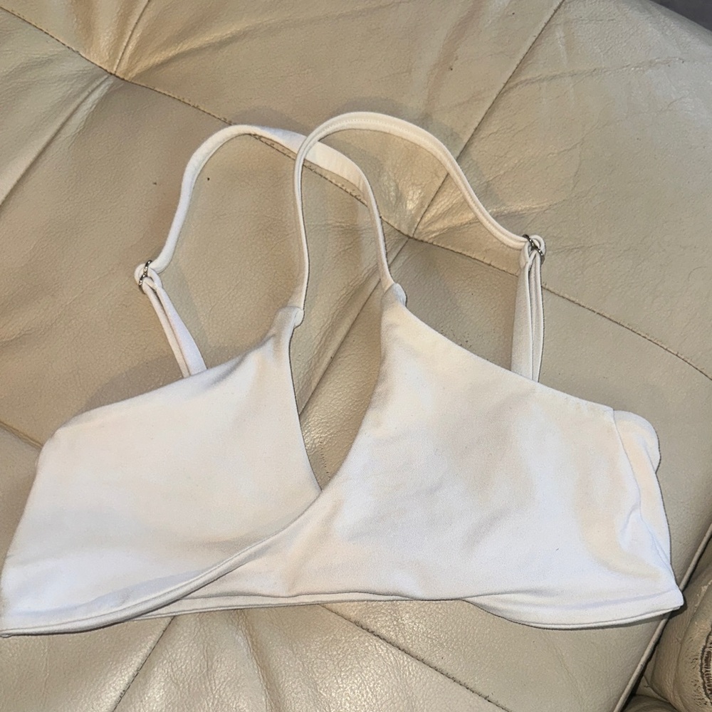 Bombshell sportswear Twist Mini Sports Bra White